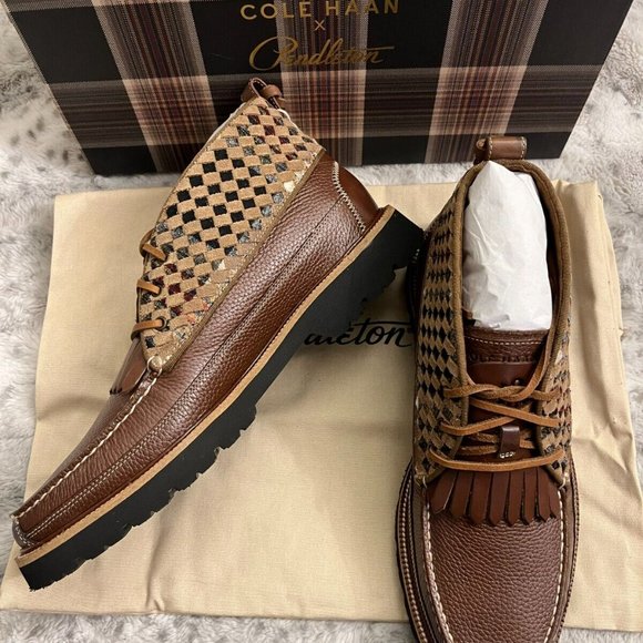 Cole Haan x Pendleton America Classic Leather Woven CHUKKA/ Moccasin MSRP$328 main image 13
